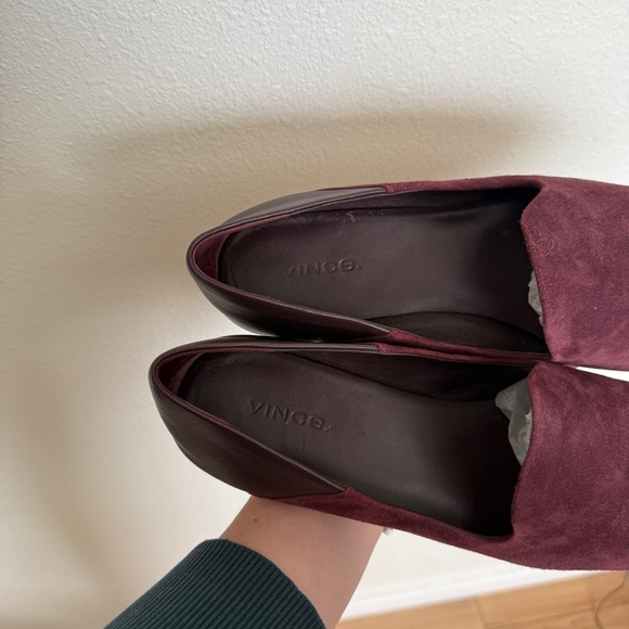 VINCE Marley Venetian Loafer In Bordeaux | Women’s Size US 9.5/ EU 39.5 - Picture 7 of 7